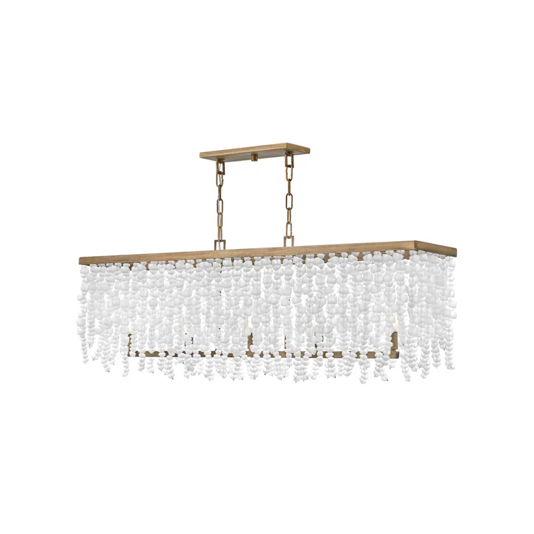Dune 5 - Light Fabric Geometric Chandelier