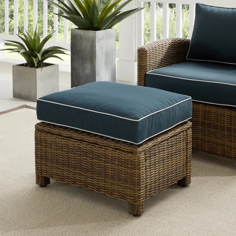 Lawson Wicker Outdoor Ottoman