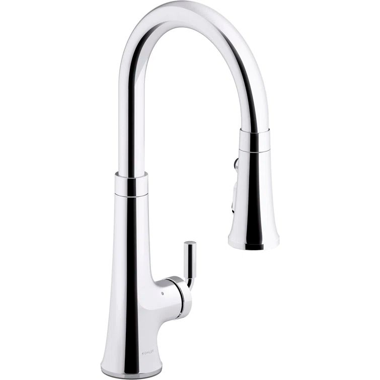 Tone™ Touchless Pull-Down Kitchen Sink Faucet with Voice Activation and Three-Function Sprayhead