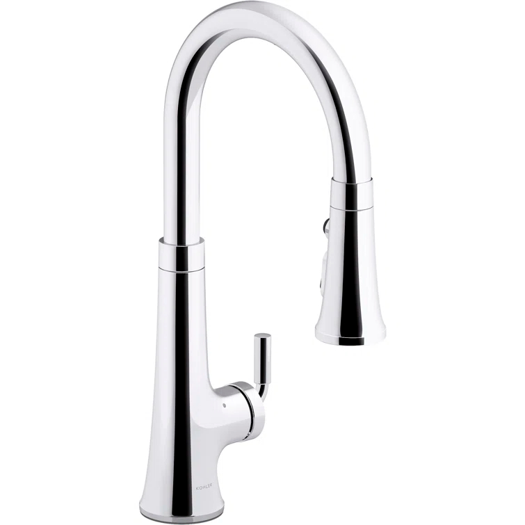 Tone Touchless Pull-Down Kitchen Sink Faucet with Three-Function Sprayhead