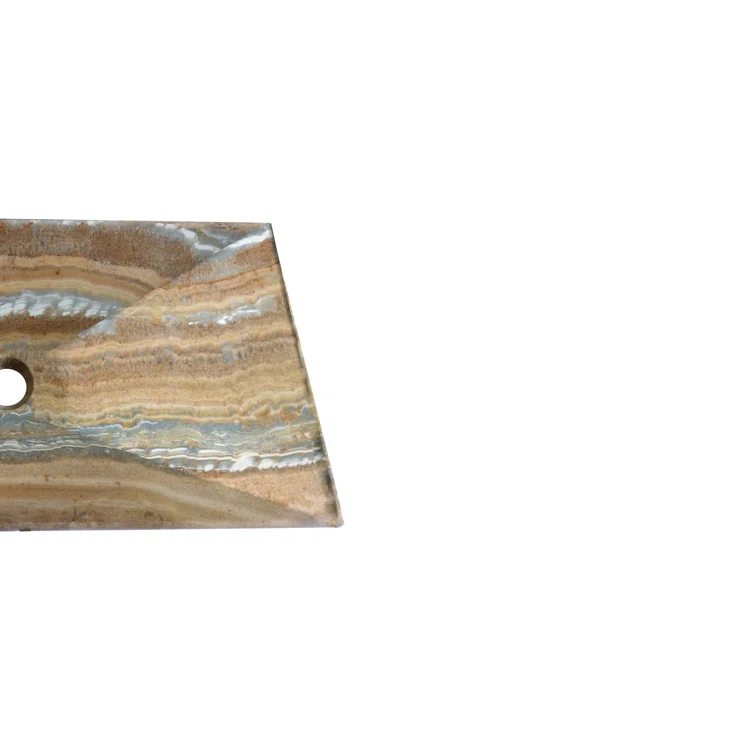 AA Warehousing 13'' Stone Rectangular Bathroom Sink