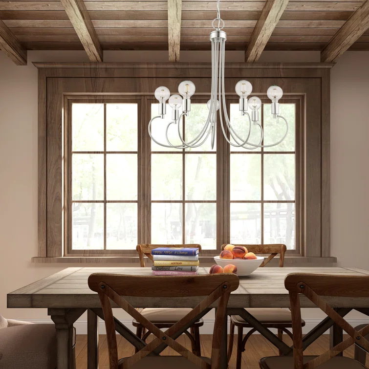 Hitterdal 7 - Light Dimmable Classic / Traditional Chandelier