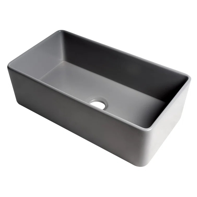 33'' L Farmhouse / Apron Single Bowl Fireclay Kitchen Sink