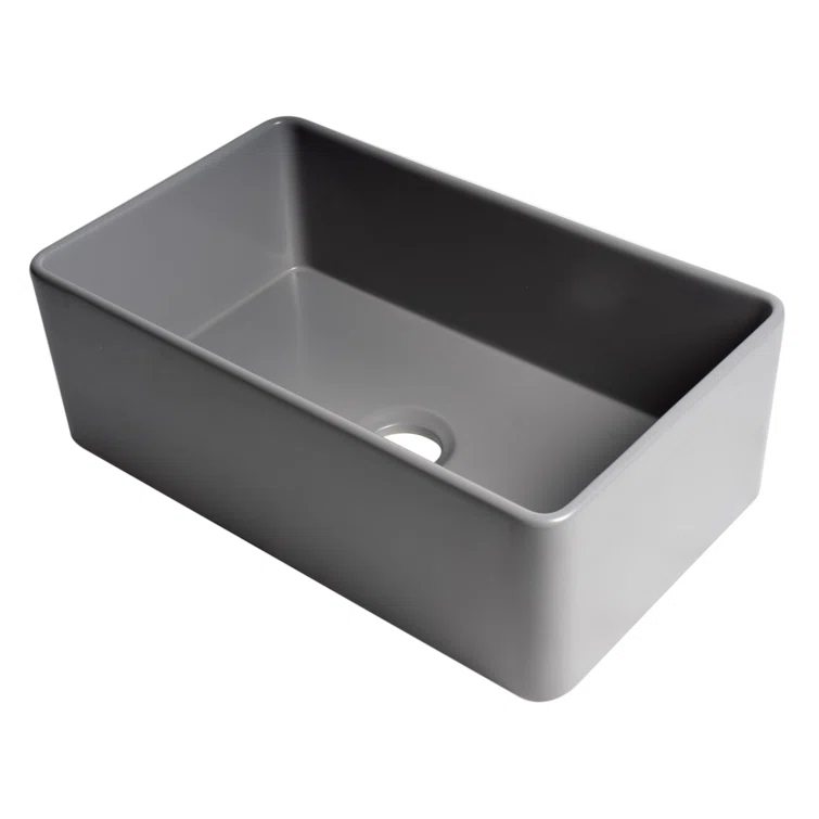 30'' L Farmhouse / Apron Single Bowl Fireclay Kitchen Sink