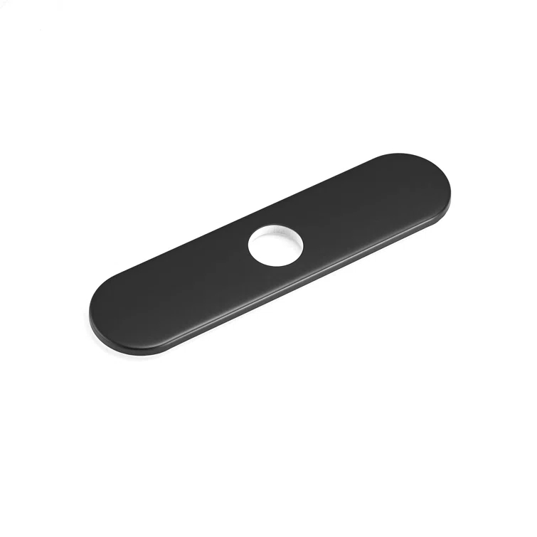 BWE P-22-Black Kitchen and Bathroom Sink Deck Plate