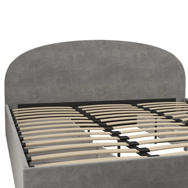 Moon Upholstered Platform Storage Bed