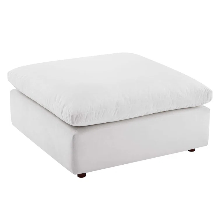 Modway Commix Down Filled Overstuffed Performance Velvet Ottoman