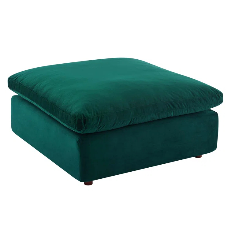 Modway Commix Down Filled Overstuffed Performance Velvet Ottoman