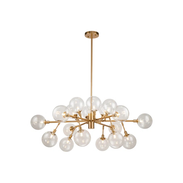 Baldwin 18 - Light Sputnik Sphere Chandelier