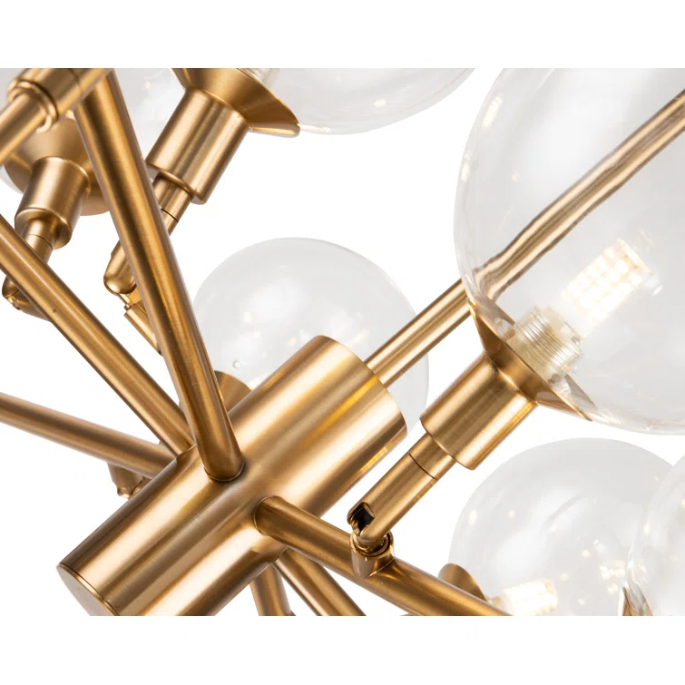 Baldwin 18 - Light Sputnik Sphere Chandelier