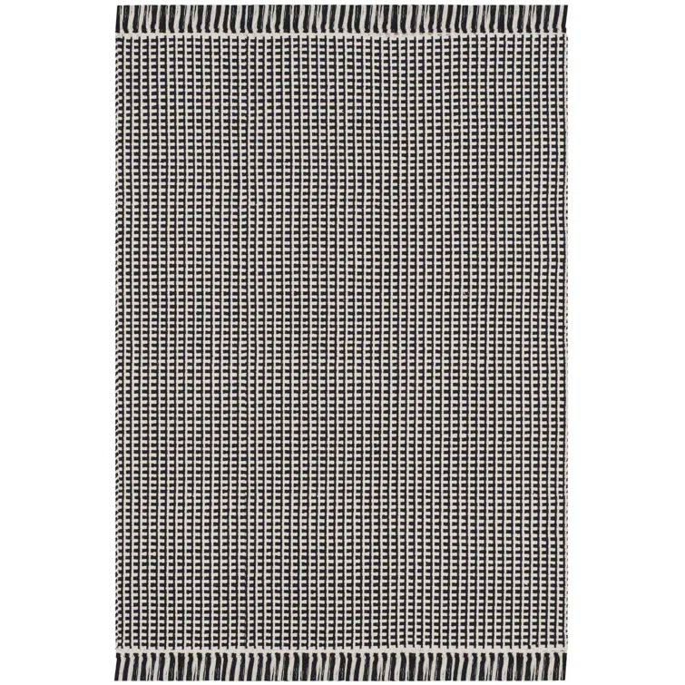 Bester Hand Woven Cotton Geometric Rug