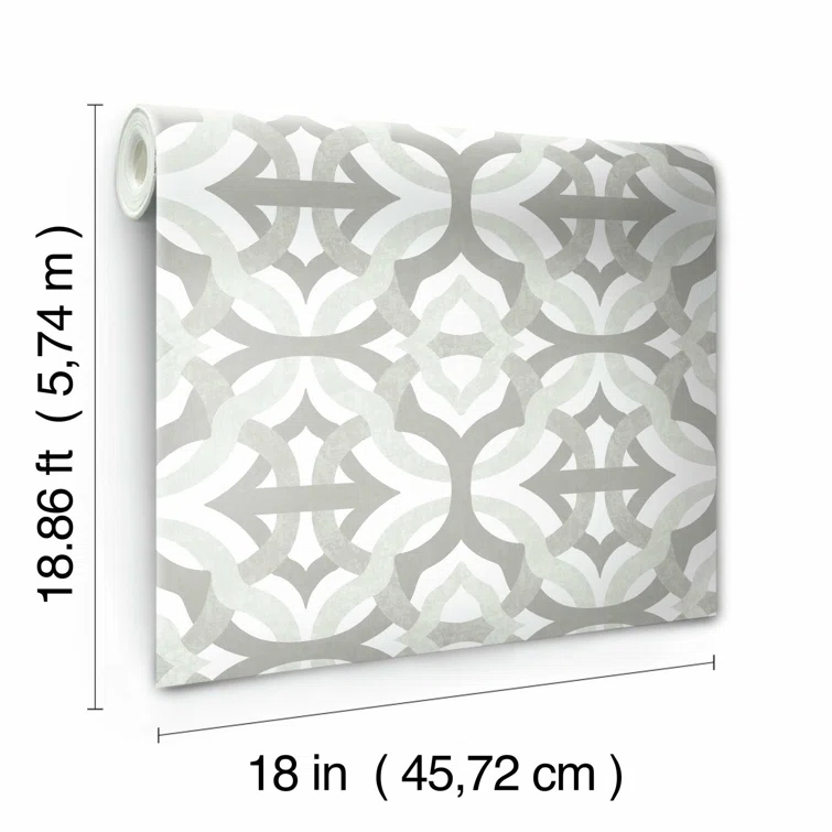 Waverly Peel & Stick Geometric Roll