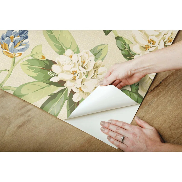 Waverly Peel & Stick Floral Roll