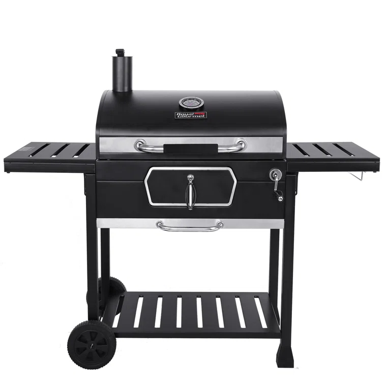 Royal Gourmet Deluxe 30-Inch Charcoal Grill, Black