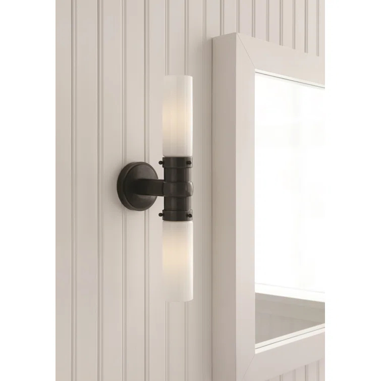 Hand-Rubbed Antique Brass Outdoor Dimmable Sconce