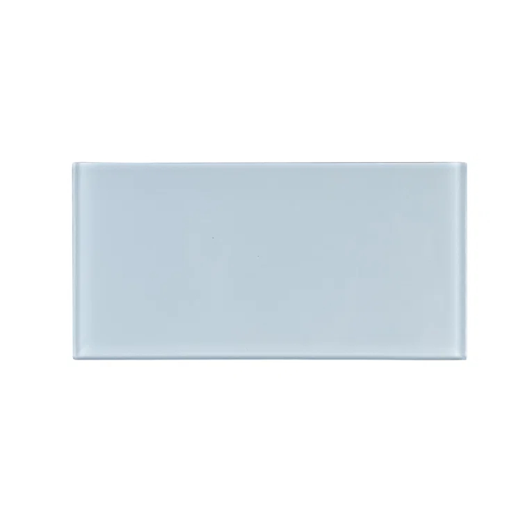 3'' W x 6'' L Glass Peel and Stick Subway Tile