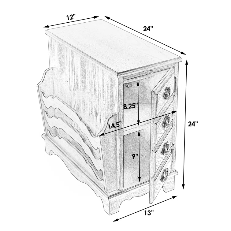 Butler Gregory Gray Magazine Table