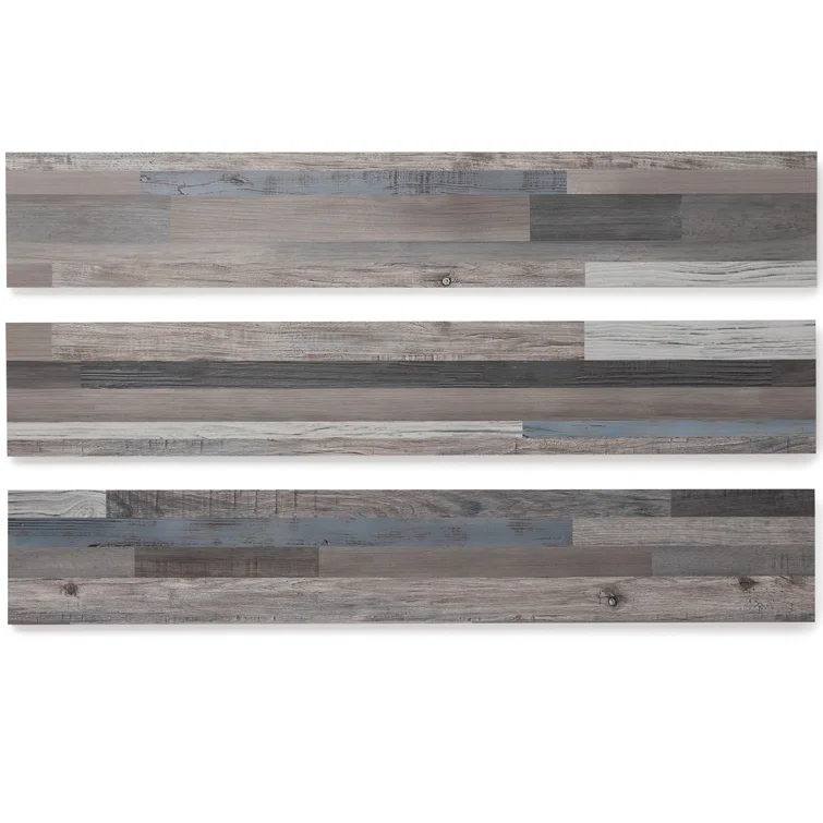 BaseCore 12mil x 6" W x 36" L Peel and Stick Luxury Vinyl Plank Flooring