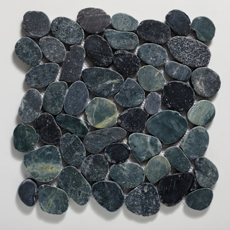 Sliced Pebble Mosaic Wall & Floor Tile