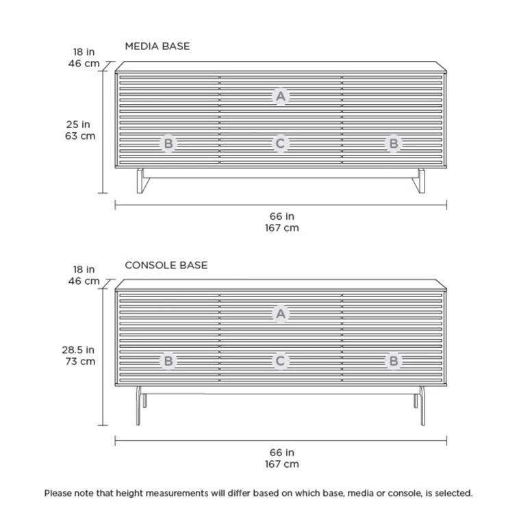 Align 66" Media Console