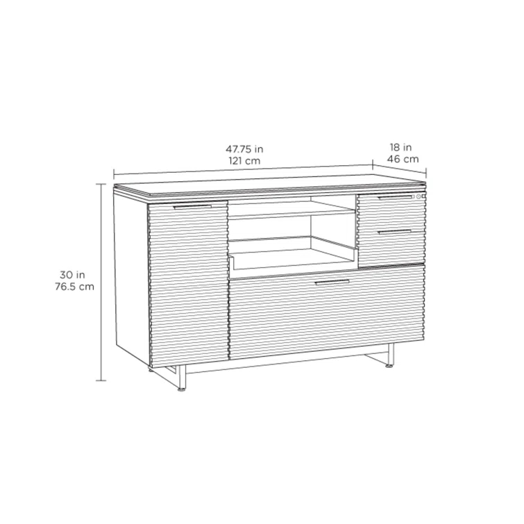 Corridor 47.75'' Wide Filing Credenza