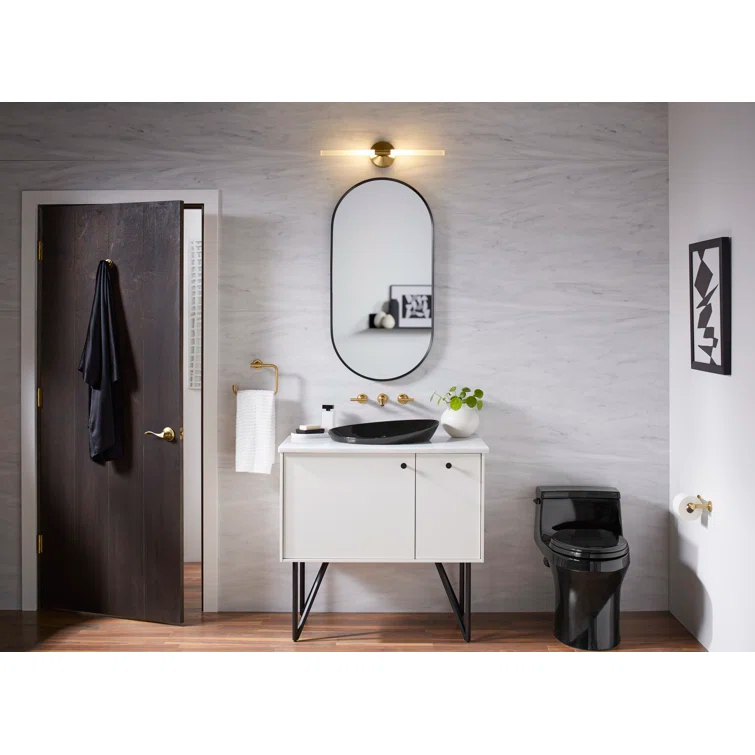 Essential Capsule Wall Mirror, Bathroom/Vanity Mirror with Frame