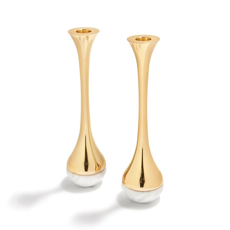 Anna New York 2.75'' H Tabletop Candlestick (Set of 2)