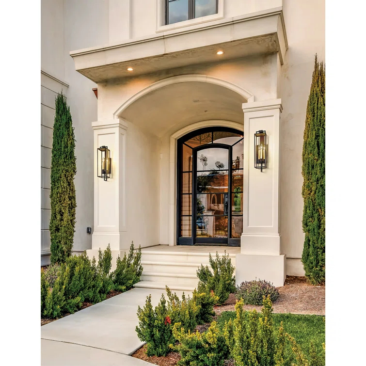 Judy Outdoor Sconce - Black / 21.5"H