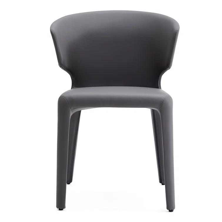 Faux Leather Upholstered Side Chair