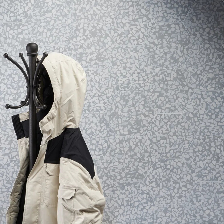 Jurassic Hex 9" Terrazzo Look Porcelain Floor & Wall Tile (8.07 Sq. Ft. / Case)