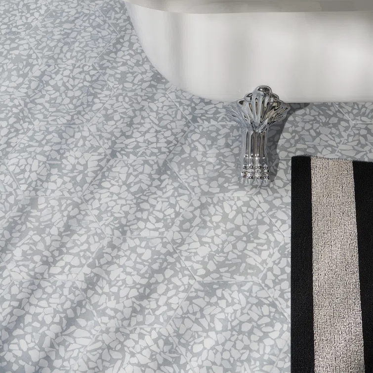 Jurassic Hex 9" Terrazzo Look Porcelain Floor & Wall Tile (8.07 Sq. Ft. / Case)