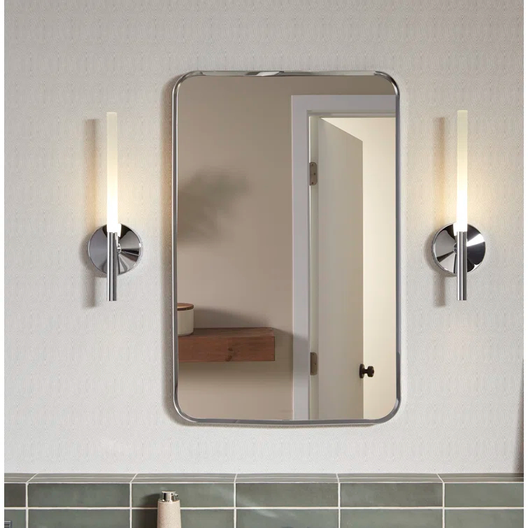 KOHLER Essential Rectangular Wall Mirror, Bathroom / Vanity Mirror with Frame