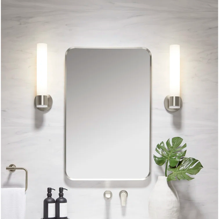 KOHLER Essential Rectangular Wall Mirror, Bathroom / Vanity Mirror with Frame