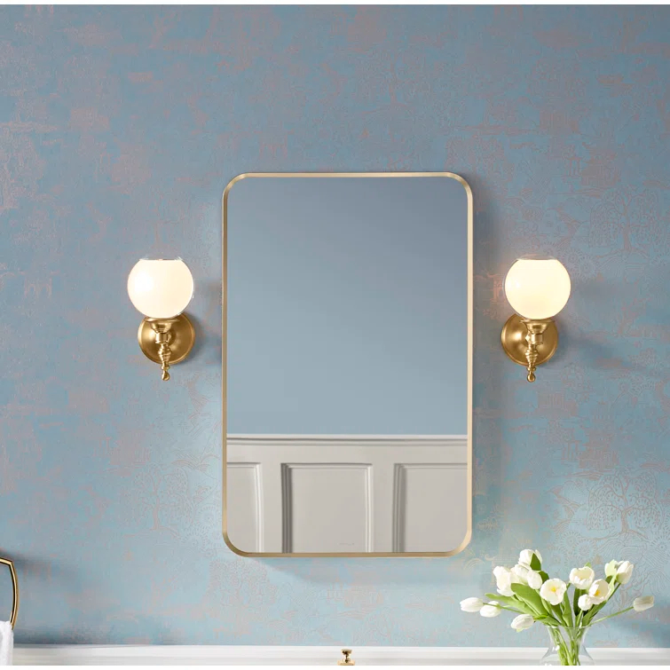 KOHLER Essential Rectangular Wall Mirror, Bathroom / Vanity Mirror with Frame