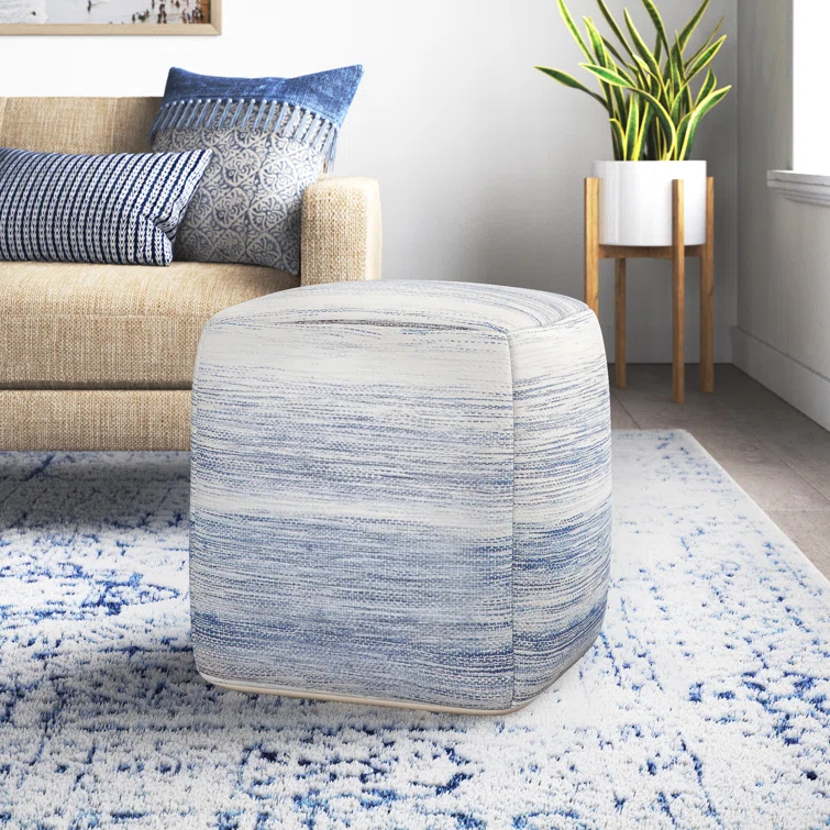 Clay Upholstered Pouf