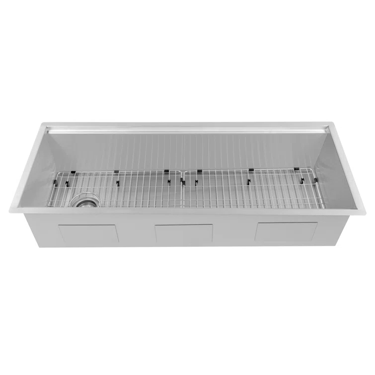 ZLINE 43 in. Garmisch Undermount Single Bowl Stainless Steel Kitchen Sink W/ Bottom Grid & Accessories (SLS-43)