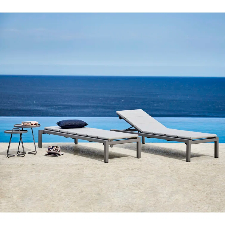 On-the-Move Round Metal Outdoor Side Table