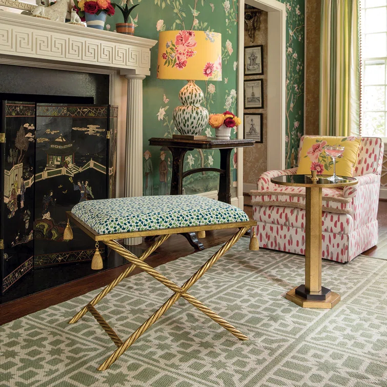 Madcap Cottage Steel Accent Stool