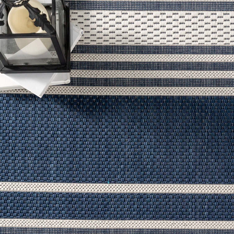Romy Striped Indoor/Outdoor Area Rug