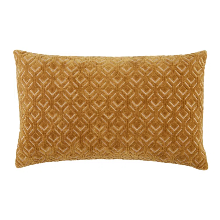 Ryans Embroidered Cotton Lumbar Throw Pillow