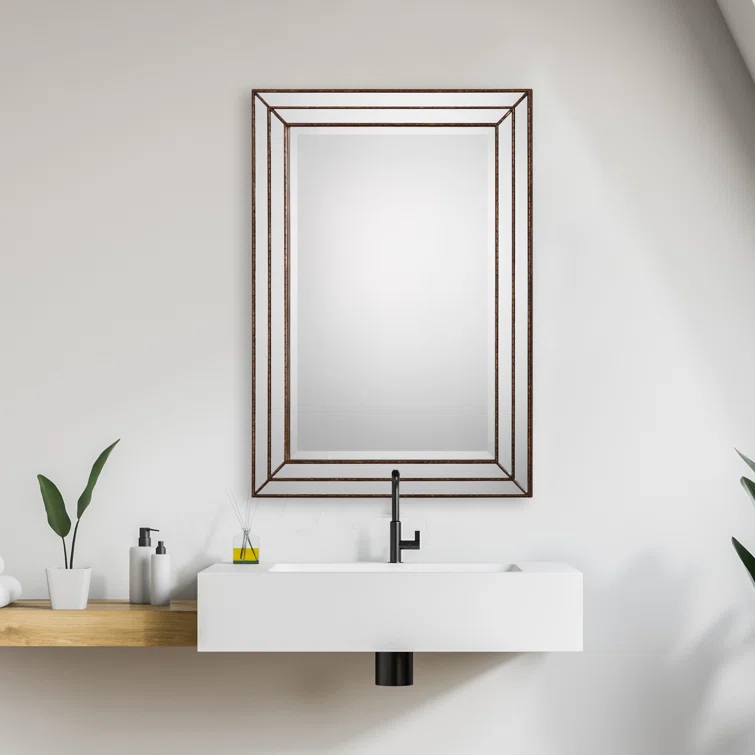 Almyra Glass Rectangle Mirror