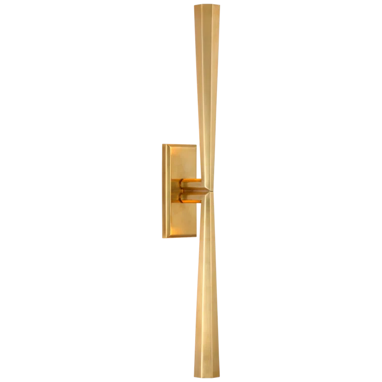 Hand-Rubbed Antique Brass Dimmable LED Wall Sconce