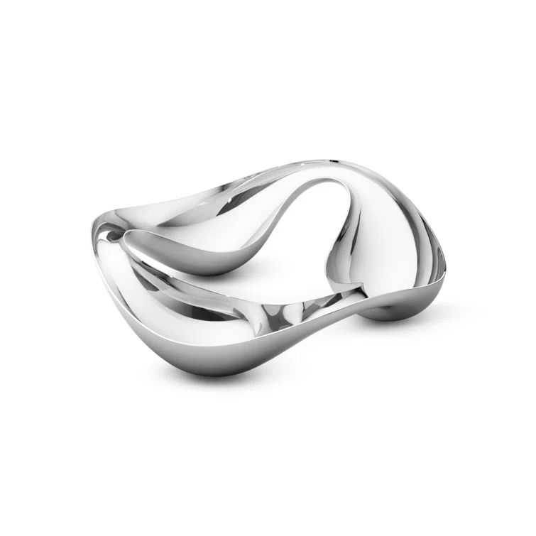 Georg Jensen Cobra Divided Serving Dish | Wayfair