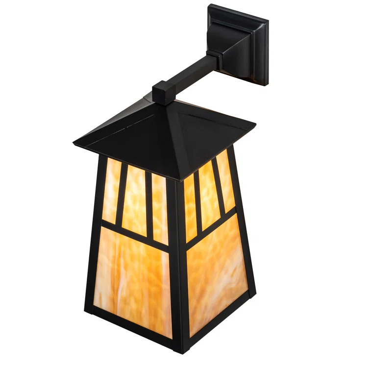 Craftsman Solid Brass Armed Sconce