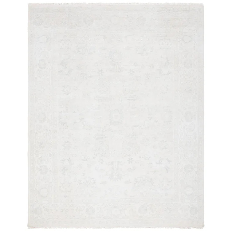 Dorset Elegance Hand-Knotted Floral Wool 9' x 12' Area Rug