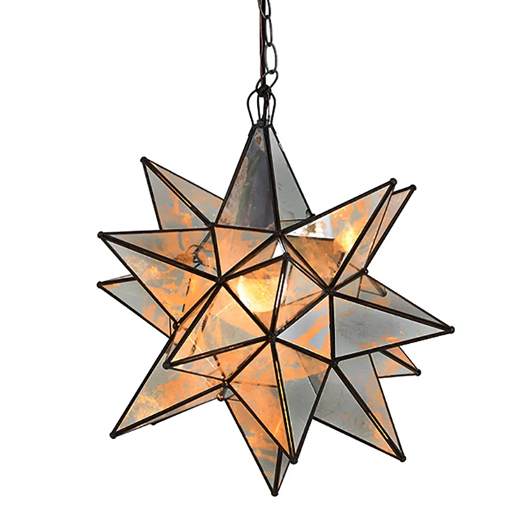 Single Light Glass Pendant