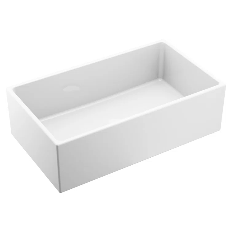 FC3319101810 Moen Fireclay 30" L X 19" W Farmhouse Kitchen Sink
