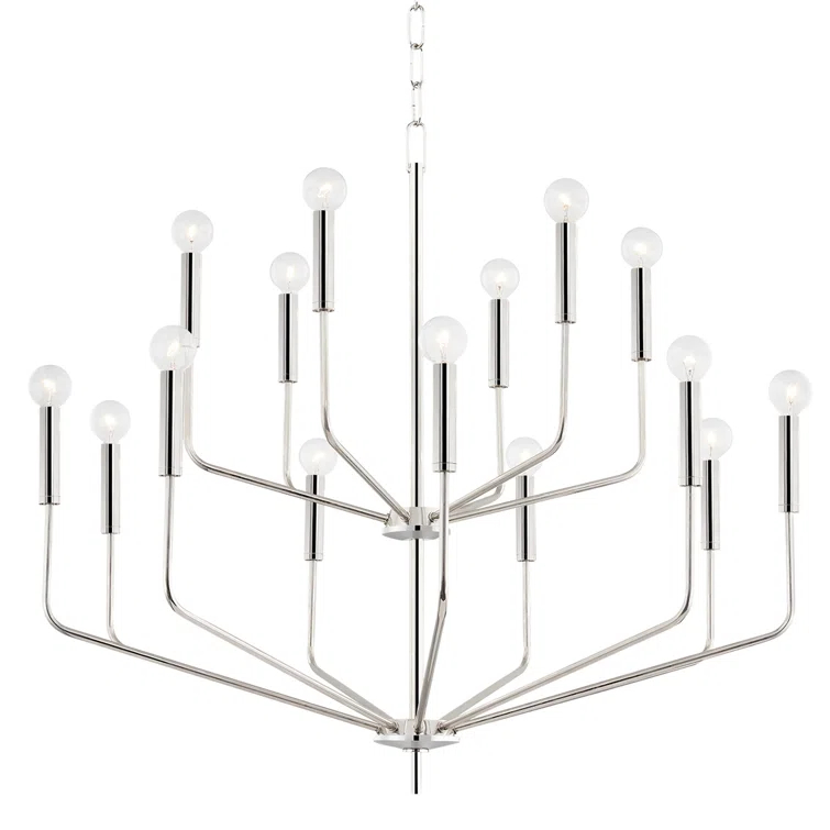 Aneyda 15 Light Metal Dimmable Chandelier