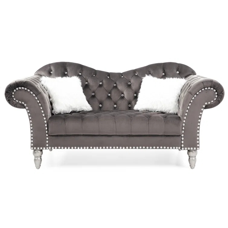 Loki 75'' Velvet Loveseat
