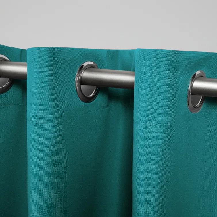 Cabana Solid Heavyweight Indoor Outdoor Curtains